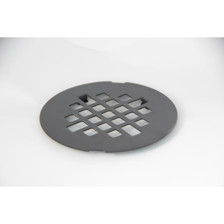 Bluevue 4" Flat Drain Cover Plate, Oil Rubbed Bronze DR-CVR-4ORB-P